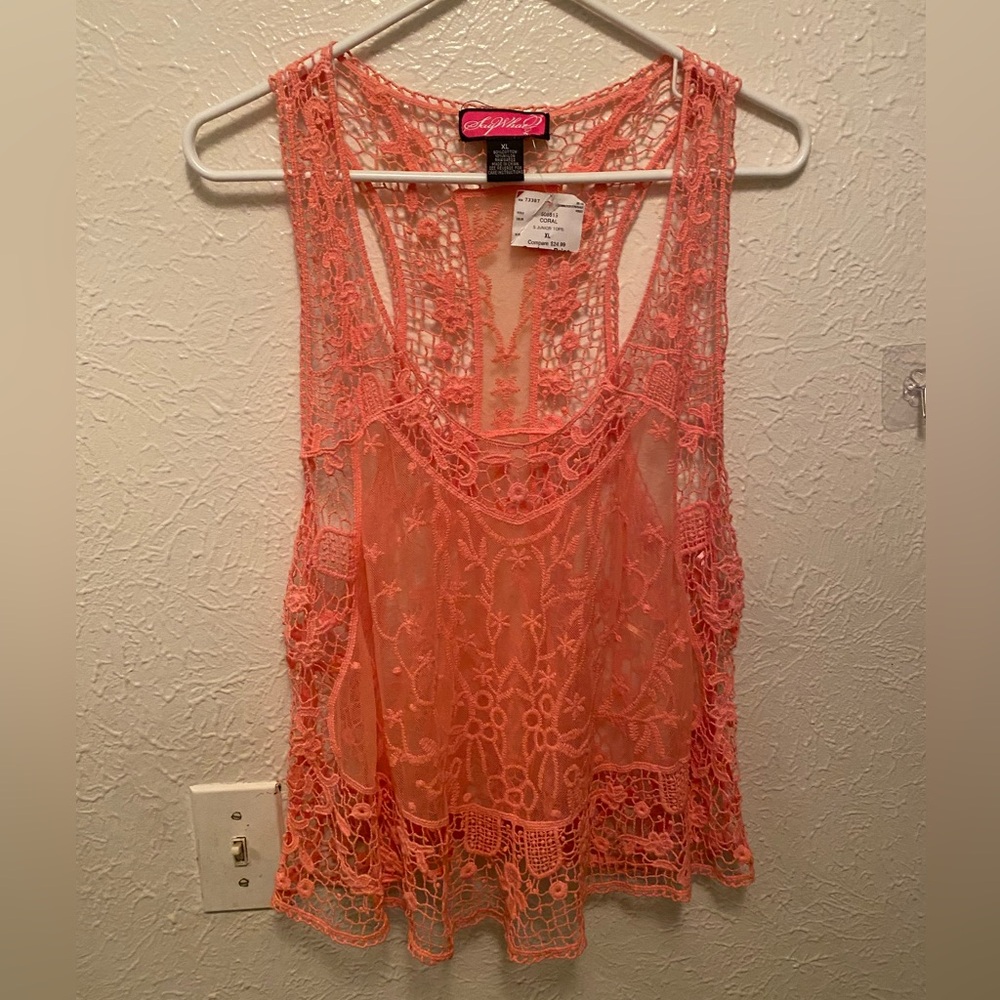 Boho Mesh Top